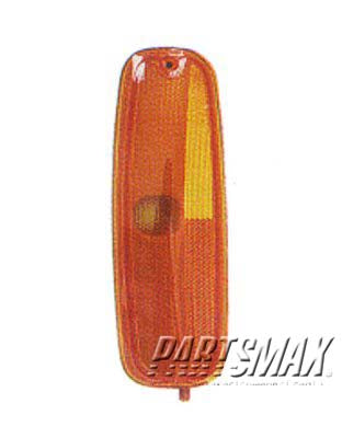 2550 | 1996-2002 GMC SAVANA 3500 LT Front marker lamp assy new design; w/sealed beam lamps; 1-piece design | GM2550152|5977275