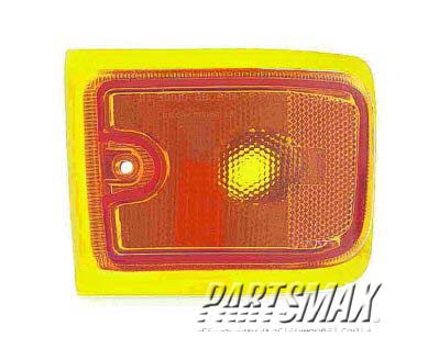 2550 | 1996-2002 CHEVROLET EXPRESS 1500 LT Front marker lamp assy new design; w/composite lamps; lower | GM2550153|5977273