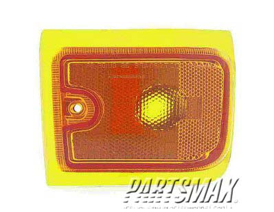 2550 | 1996-2002 GMC SAVANA 1500 LT Front marker lamp assy new design; w/composite headlamps; 2-piece design; lower | GM2550155|5977969