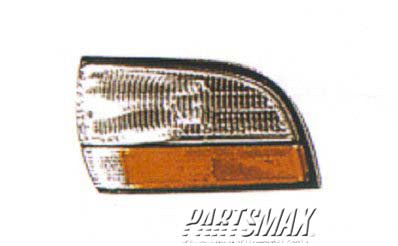 2551 | 1992-1996 BUICK PARK AVENUE RT Front marker lamp assy w/corner lamp | GM2551136|16512674