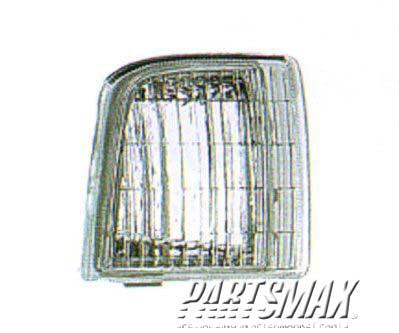 2551 | 1995-2005 GMC SAFARI RT Front marker lamp assy w/composite headlamps | GM2551139|16524076