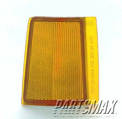 2551 | 1994-1999 GMC YUKON RT Front marker lamp assy except Denali; w/composite lamps; 2-piece type; upper reflector | GM2551148|5977464