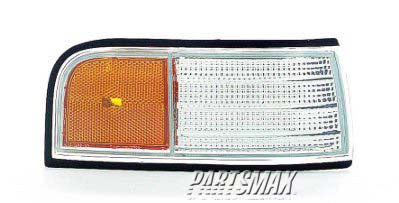 2551 | 1990-1997 OLDSMOBILE CUTLASS SUPREME RT Front marker lamp assy 4dr sedan; w/black rim | GM2551150|5975446