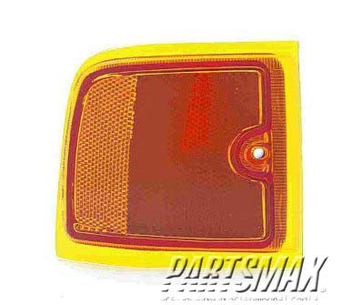 2551 | 1996-2002 GMC SAVANA 1500 RT Front marker lamp assy new design; w/composite headlamps; 2-piece design; upper | GM2551156|5977972