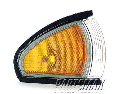 2551 | 1996-1999 PONTIAC BONNEVILLE RT Front marker lamp assy all | GM2551168|16524196