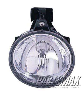 2592 | 1998-2002 PONTIAC FIREBIRD LT Fog lamp assy Trans Am/Trans Am GT; round design | GM2592122|10443843
