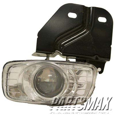 2592 | 1998-1998 GMC K1500 LT Fog lamp assy w/o Off-Road package | GM2592144|15034837