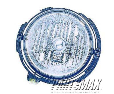 2593 | 2006-2006 CHEVROLET HHR RT Fog lamp assy LS|LT; 1st design; w/o RPO-B2E | GM2593166|15803220