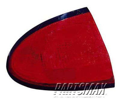 2070 | 2003-2005 PONTIAC SUNFIRE LT Taillamp assy 4dr sedan; on body | GM2800191|22707205