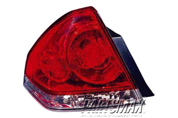 2800 | 2006-2013 CHEVROLET IMPALA LT Taillamp assy all | GM2800193|25971597