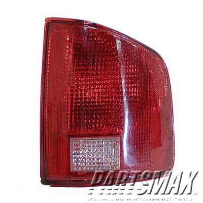 2801 | 2002-2004 GMC SONOMA RT Taillamp assy 2nd design; w/o bulbs or harness | GM2801168|15166764