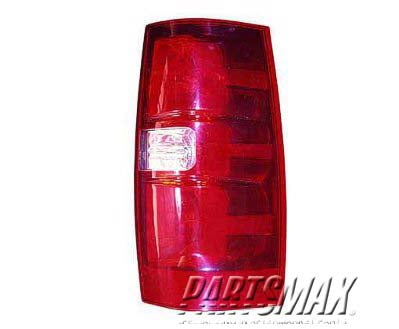 2801 | 2007-2014 CHEVROLET SUBURBAN 1500 RT Taillamp assy all | GM2801196|22837924