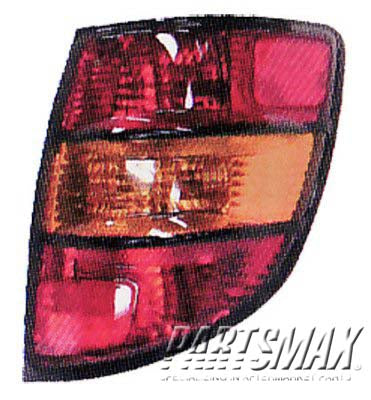 2818 | 2003-2008 PONTIAC VIBE LT Taillamp lens/housing all | GM2818176|88972565