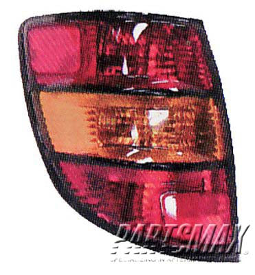 2819 | 2003-2008 PONTIAC VIBE RT Taillamp lens/housing all | GM2819176|88972564