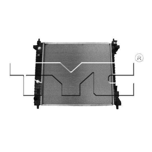 3010 | 2010-2010 CADILLAC SRX Radiator assembly 3.0L; To 6-7-10 | GM3010543|20818748