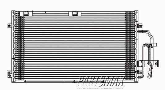 3030 | 2001-2003 SATURN L200 Air conditioning condenser all | GM3030148|19256744