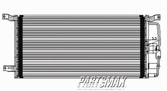 3030 | 2001-2002 PONTIAC MONTANA Air conditioning condenser w/rear air cond | GM3030171|10430003