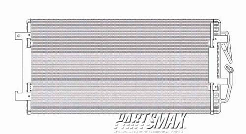3030 | 2005-2005 BUICK LACROSSE Air conditioning condenser all | GM3030254|19130292