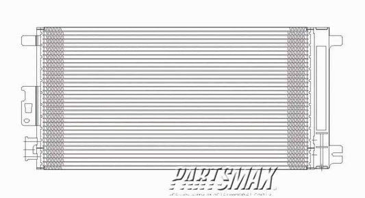 3030 | 2004-2007 CHEVROLET MALIBU Air conditioning condenser MAXX | GM3030255|20820057