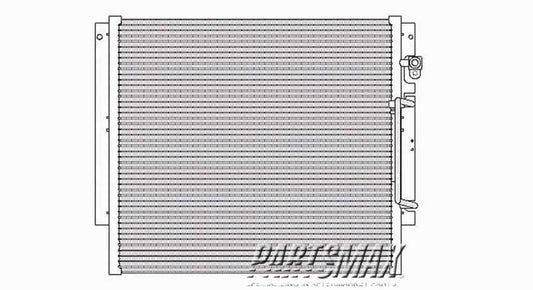 3030 | 2004-2012 CHEVROLET COLORADO Air conditioning condenser 2.8L|3.5L|2.9L|3.7L | GM3030262|89019343