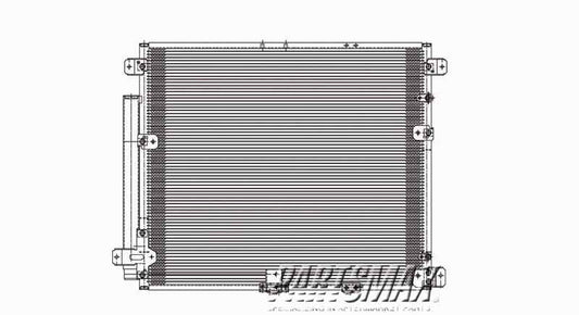 3030 | 2004-2009 CADILLAC SRX Air conditioning condenser w/towing package | GM3030263|89022521