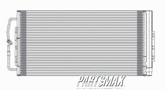 3030 | 2006-2011 CHEVROLET IMPALA Air conditioning condenser 3.5L|3.9L; LS|LT|LTZ|50TH ANNIVERSARY | GM3030267|89019322