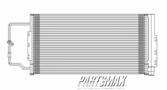 3030 | 2012-2013 CHEVROLET IMPALA Air conditioning condenser POLICE|SS; 3.9L | GM3030268|84333231