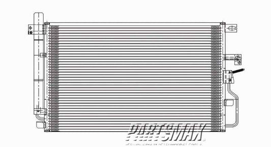 3030 | 2006-2009 PONTIAC TORRENT Air conditioning condenser all | GM3030274|19256971