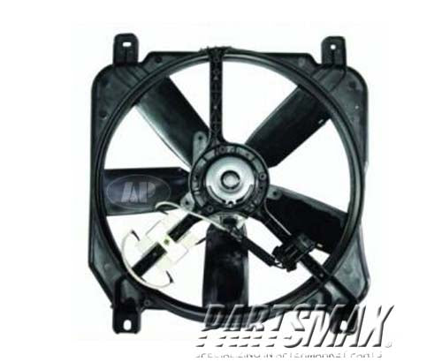 3115 | 1992-1999 BUICK LESABRE Radiator cooling fan assy left side mounted; radiator fan assembly | GM3112101|12365327