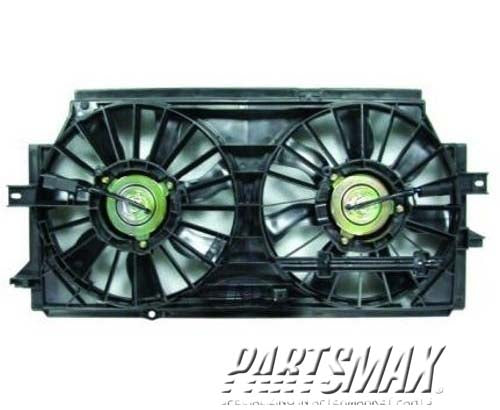 3115 | 2000-2001 BUICK REGAL Radiator cooling fan assy dual fan assembly | GM3115116|GM3115116