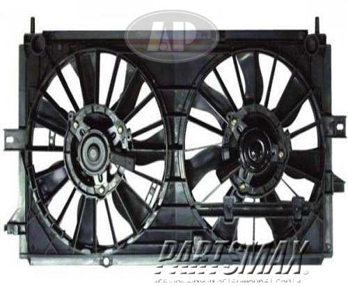 3115 | 2000-2003 CHEVROLET MONTE CARLO Radiator cooling fan assy dual fan assembly; w/standard cooling | GM3115122|10419167