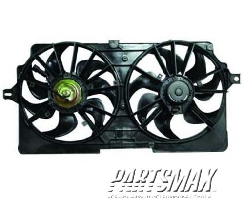 3115 | 1999-2000 CHEVROLET VENTURE Radiator cooling fan assy dual fan assembly; w/standard cooling | GM3115123|GM3115123