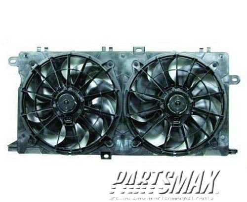 3115 | 1997-1997 BUICK PARK AVENUE Radiator cooling fan assy dual fan assembly; w/bolt mounted shroud | GM3115133|GM3115133