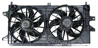 3115 | 2005-2009 BUICK ALLURE Radiator cooling fan assy 3.8L; Motor/Blade/Shroud Dual Fan Assy; see notes | GM3115144|89019107-PFM