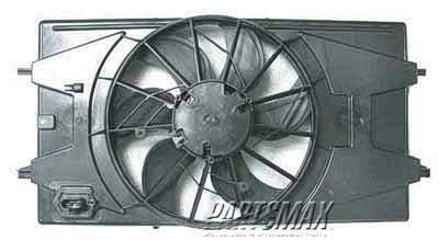 3115 | 2005-2008 CHEVROLET COBALT Radiator cooling fan assy w/2.4L engine | GM3115205|15849644