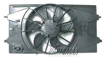 3115 | 2007-2008 PONTIAC G5 Radiator cooling fan assy w/2.4L engine | GM3115205|15849644