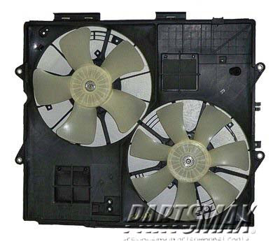 3115 | 2008-2008 CADILLAC CTS Radiator cooling fan assy Exc V; Dual Fan Assy; see notes | GM3115223|19210937-PFM