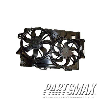 3115 | 2008-2009 CHEVROLET EQUINOX Radiator cooling fan assy 3.6L; 2nd Design; Motor/Blade/Shroud Dual Fan Assy; see notes | GM3115230|19130518-PFM