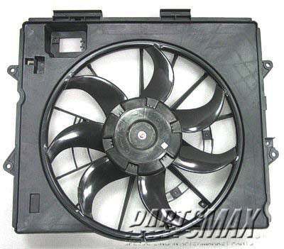 3115 | 2009-2009 CADILLAC SRX Radiator cooling fan assy 3.6L|4.6L; w/o Towing Pkg; Motor/Blade/Shroud Assy; see notes | GM3115233|25881842-PFM