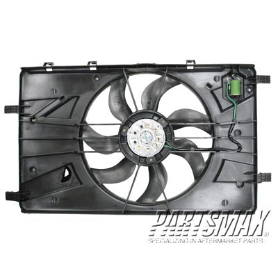 3115 | 2012-2017 BUICK VERANO Radiator cooling fan assy 2.4L; Motor/Blade/Shroud Assy; see notes | GM3115243|13360890-PFM