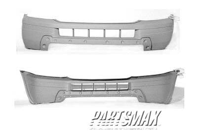 1000 | 2003-2005 HONDA PILOT Front bumper cover prime | HO1000208|04711S9VA90ZZ