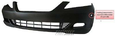 250 | 2005-2007 HONDA ODYSSEY Front bumper cover Touring; prime | HO1000223|04711SHJA80ZZ