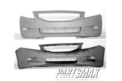 1000 | 2008-2010 HONDA ACCORD Front bumper cover Coupe; prime | HO1000256|04711TE0A90ZZ