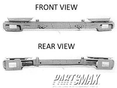 1006 | 1986-1987 HONDA CIVIC Front bumper reinforcement CRX | HO1006108|62550SB2673