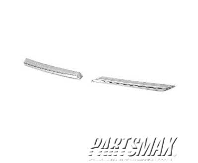 1036 | 2007-2009 HONDA CR-V Front bumper grille EX/EX-L; Upper; Chrome (LH) | HO1036104|71125SWA003