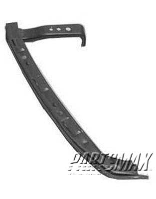 1066 | 2002-2005 HONDA CIVIC LT Front bumper bracket 2dr hatchback; upper cover bracket | HO1066105|71190S5TA00ZZ