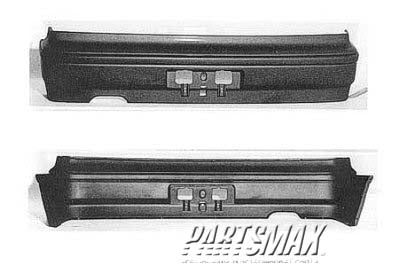 1100 | 1988-1989 HONDA CRX Rear bumper cover all | HO1100106|71501SH2A00ZZ