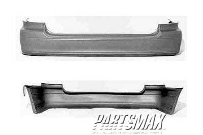 2430 | 1995-1997 HONDA ODYSSEY Rear bumper cover prime | HO1100177|04715SX0000ZZ