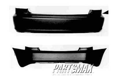 1100 | 1998-2002 HONDA ACCORD Rear bumper cover 4dr sedan; USA; prime | HO1100184|04715S84A91ZZ