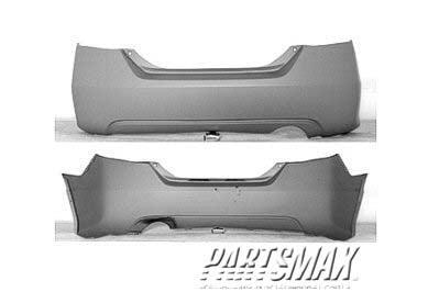 1100 | 2006-2011 HONDA CIVIC Rear bumper cover 2dr coupe; prime | HO1100234|04715SVAA90ZZ